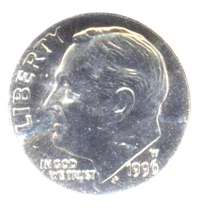 1996-W NGC MS66  FULL TORCH WESTPOINT DIME - Picture 1 of 4