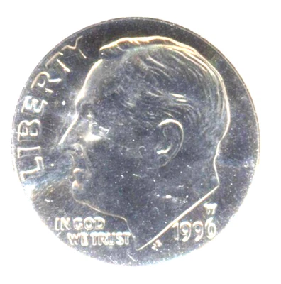 1996-W NGC MS66  FULL TORCH WESTPOINT DIME - Image 1 of 4