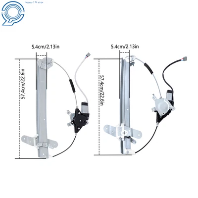For Lincoln Town Car 1998-2011 Window Regulator w/motor Front Left & Front Right - Image 1 of 4