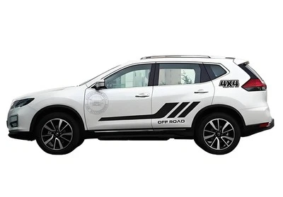 Graphics Racing Sport Stripe Car Sticker For Nissan X-trail 4x4 Off Road Decals - Image 1 of 4