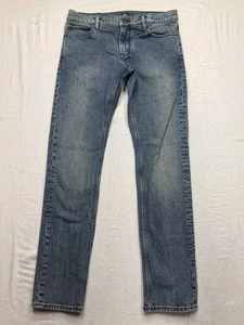 JOHN VARVATOS JV702 Jean Men 32x32 Slim Fit Acid Wash Stretch Denim - Picture 1 of 14