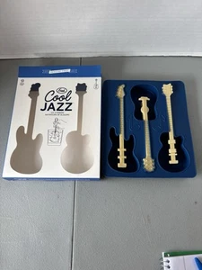 Cool Jazz Guitar Ice Stirrers Freeze Silicone Stir & Chill Novelty Cocktails Fun - Picture 1 of 4