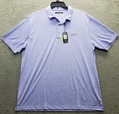 Camisa Polo Greg Norman Para Hombres 2XL Multi Rayas Golf Rendimiento Play Dry Popover Foto 1 de 4