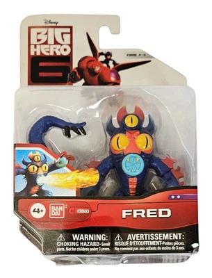 FRED BIG HERO 6 ACTION FIGURE BANDAI DISNEY MOSC PKG WEAR 2015 RARE - Image 1 of 4