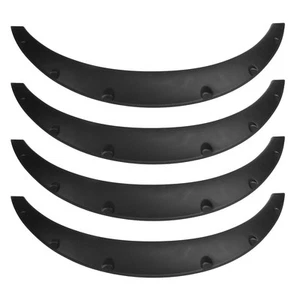 4Pcs 2 Inch/50mm Universal Flexible Car Wheel Fender Flares Extra Wide Body Whee - Picture 1 of 6