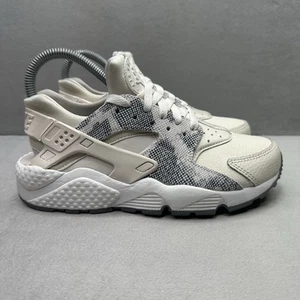 Nike Air Huarache Run Womens Size 6.5 Shoes 'Phantom' Snakeskin Athletic Sneaker - Picture 1 of 8
