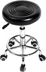 Adjustable Beauty Spa Salon Stool Massage lift-Hairdressing Swivel UK Bar Stool - Picture 1 of 10
