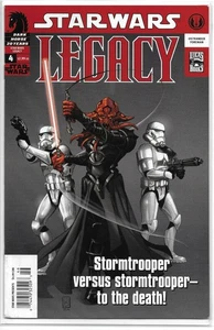 Star Wars Legacy 4 Dark Horse Comics Newsstand Barcode Edition Variant 2006 - Picture 1 of 1