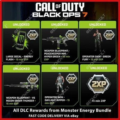 Call of Duty x Monster Energy – All Redeemable Code GLOBAL⚡️INSTANT DELIVERY ⚡️ - image 1 of 4