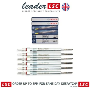 Glow Plugs x6 VW Caddy 2010 to 2020 NEW GENUINE BOSCH 03L963319 TDi 1.6 2.0 - Picture 1 of 12
