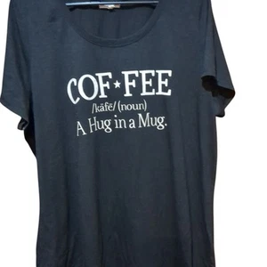 Maurices Tee Coffee A Hug In A Mug. Size 1 - Picture 1 of 11