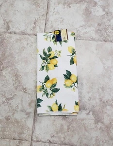 Dish Towel Heavy Weight Home Collection Kitchen Lemon Print 15" X 25" NWT - Picture 1 of 6