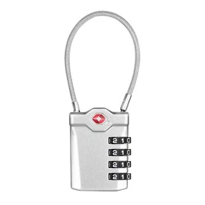 TSA Schloss 4 Stellig Zahlencode Koffer Schloss TSA Gepäckschloss mit Öffnung... - Bild 1 von 7