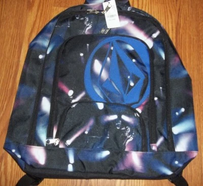 Mochila Volcom School V púrpura negra nueva Foto 1 de 3