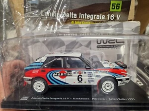 Lancia Delta Integrale 16V Rally Safari 1991 Kankkunen-diecast 1/24 Wrc Coll - Foto 1 di 7