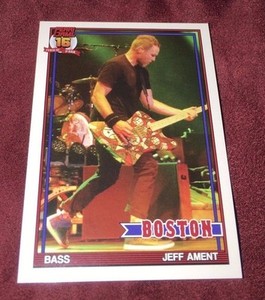 PEARL JAM Boston Baseball Card 2016 - Jeff Ament 4 red - Fenway pack red sox