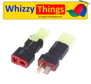Deans T Plug to Mini Tamiya Female Male Adapter RC Battery Connector T-Plug - Picture 1 of 11