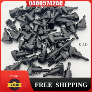40*For Windshield Washer Nozzle Wiper Nozzle Dodge RAM1500 Chrysler300 4805742AB - Picture 1 of 2