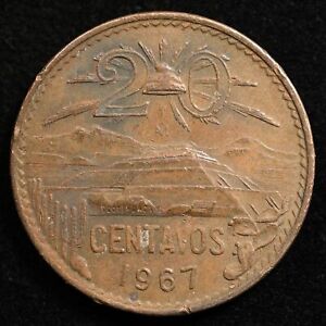 Mexico 20 Centavos 1967, Coin, Inv#E707