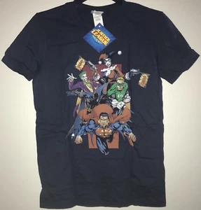 Camiseta Justice League Pow Pequeña Negra Hombre Nueva Oficial - Imagen 1 de 1