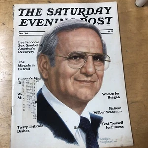 Lee Iacocca SIGNIERT 1984 Mag Cover Geschäftsmann Chrysler Ford Mustang Rettung - Bild 1 von 6