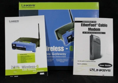 Linksys Wireless G Cable Gateway w/ Linksys Cable Modem - Image 1 of 4