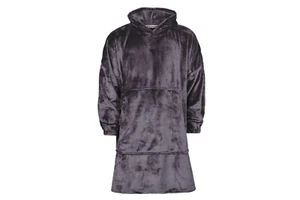 Mega Sudadera con Capucha Unisex Talla Única en Gris Dary Soporte de Calor Extra Cálido 1.7 Tog Manta - Imagen 1 de 1