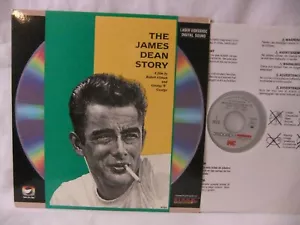 The James Dean Story 1957 1983 Laserdisc,  Robert Altman, George W George,  VG++ - Picture 1 of 2