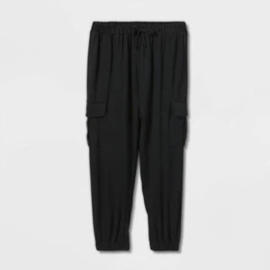 Art Class Girls' Utility Black Rayon Lightweight Breathable Jogger Size XS (4/5) - Picture 1 of 3