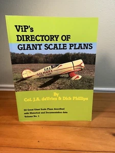 VIP's Directory of Giant Scale Plans Volume No. 1, 1987, DeVries & Phillips. - Picture 1 of 10