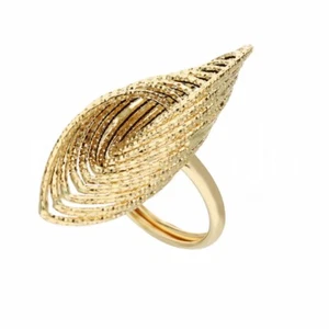 Anello a Filo Diamantato da Donna in Oro 18 Carati - Picture 1 of 1
