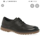 New CLARKS ASHER GROVE Brown LEATHER Shoes JUNIOR Uk Size 3 G EU 35.5.