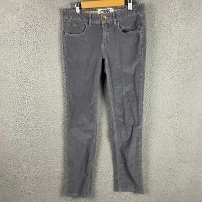 MOUNTAIN KHAKIS Pants Womens 4 Gray Corduroy Slim Straight Mid Rise - Image 1 of 4