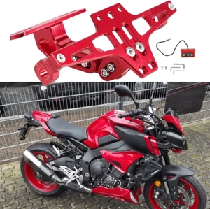 Red Fender Eliminator Tail Tidy For Yamaha FZ-07 FZ-09 FZ-10 MT-07 MT-09 MT-10 - Foto 1 di 15