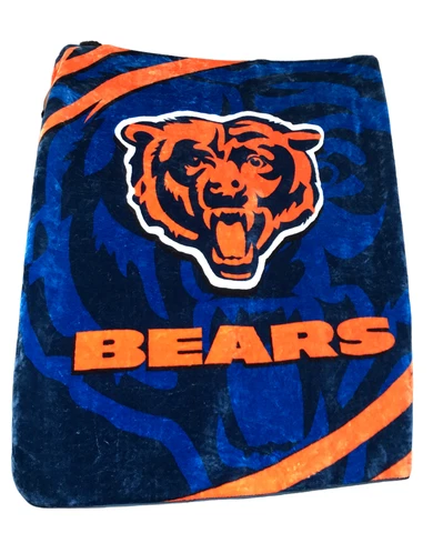 2016 NFL Chicago Bears 100% Polyester Blanket 94in X 152in 7ft 10in X 12ft 8in Cover