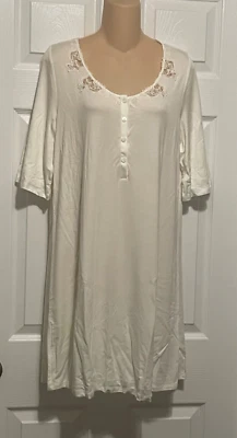 La Perla Primula Collection M Short Nightgown Modal Jersey White - Image 1 of 2