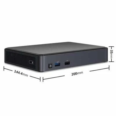 Intel NUC Chassis Element Dual LAN Mini PC Industrial 8G RAM 128G/256G/512G SSD - Image 1 of 4