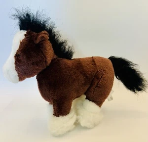 Webkinz Clydesdale Horse Pony HS139 Plush No Code Stuffed Animal Soft - Picture 1 of 8