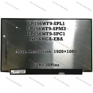 LP156WF9-SPL1 fit LP156WF9-SPM3 LP156WF9-SPC1 N156HCA-EBA FHD 15.6" LCD Screen - Picture 1 of 1