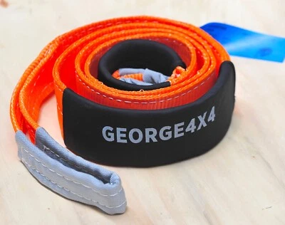 Equaliser Strap Bridle 14000KG*4m width 75mm George 4X4 4WD RECOVERY Towing Tow - image 1 of 4