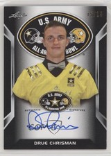2016 Leaf US Army All-American Bowl Tour Black /15 Drue Chrisman #ATA-DC2 Auto