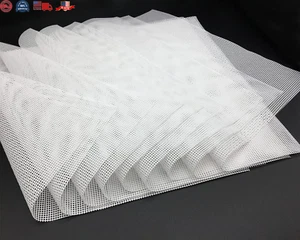9 Pcs Silicone Dehydrator Sheets Mesh Dehydrator Trays Non-stick Food Fruit14x14 - Picture 1 of 7