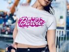 Barbie Crop Next Level T-shirt . S-L Boutique Item *CUSTOM MADE TO ORDER* SALE