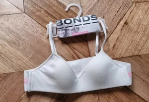 Bonds - Teen Girls Training Crop Bra - Size 14/16 - White - $22.99 - Picture 1 of 7