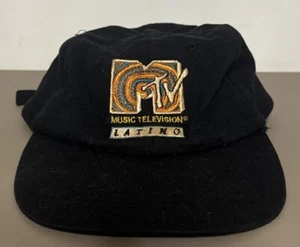 MTV Música Televisión Latina Bordado Logo Gorra de Béisbol Ajustable Usada en Excelente Condición - Imagen 1 de 5