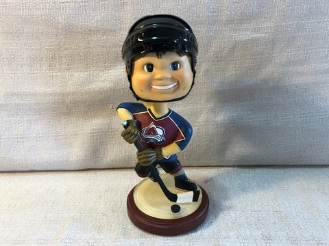 Colorado Avalanche Hockey Memory Company Bobbin Head Second Series Bobble Head Cover