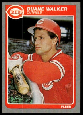 1985 Fleer #554 Duane Walker - Image 1 of 2