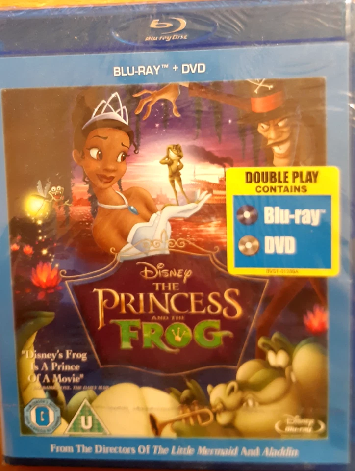 The Princess And The Frog (Disney) - Blu-Ray & DVD - sealed packaging - Image 1 of 1