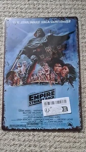 Star Wars Movie Empire Strikes Back Vintage Retro Look Metal Tin Sign - Picture 1 of 1
