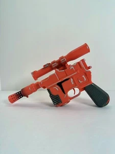 Disney 1996 Star Wars Star Tours Han Solo Naranja Blaster Hasbro De Colección - PROBADO - Imagen 1 de 4